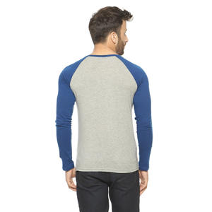 Camiseta de Manga Larga con Peso Equilibrado, 100% Algodón, 205 GSM, Transpirable, Cómoda, Informal, Proveedor de Etiqueta Privada OEM Personalizada - Product Image 4