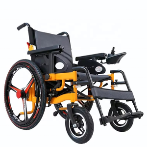 Silla de Ruedas Eléctrica Plegable Inteligente para Uso en Exteriores, Plegable, de Alta Resistencia, con Batería de Plomo-Ácido de Acero Inoxidable - Product Image 6