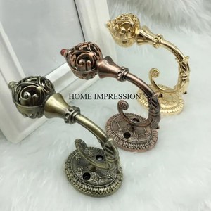 ชุดตะขอและไม้แขวนเสื้อโลหะสำหรับงานหนักศิลปะสมัยใหม่4ชิ้นส่งตรงจากอินเดีย - Product Image 2