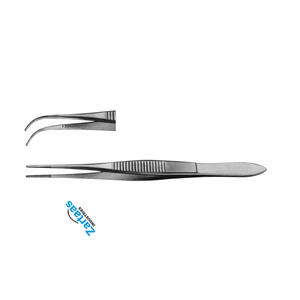 Alta Calidad Acero Inoxidable Graefe Iris Fórceps Curved 7cm Instrumentos Quirúrgicos Fabricante y Exportador - Product Image 4