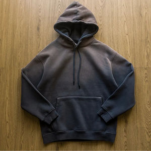 2025 hommes décontracté Vintage lavage à capuche de haute qualité 100% coton soleil fondu conception pierre ciré à capuche pour l'hiver quotidien OEM - Product Image 3