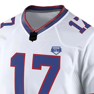 Vêtements de sport Maillot de football américain de couleur unie Maillot de football américain respirant à séchage rapide en gros - Product Image 3