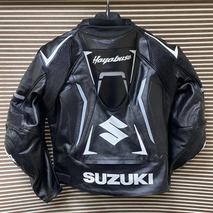 Veste de moto pour hommes à prix de gros du fabricant pakistanais Veste en cuir coupe-vent de haute qualité imprimée en ligne à la mode - Product Image 3