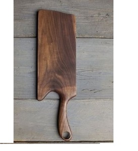 Tabla de cortar de madera Haxagon International con mango y acabado natural, forma rectangular, modelo CH-1828 - Product Image 3