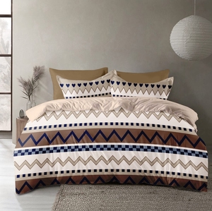 Parure de draps de lit double King Size confortable, 130 GSM, tissu doux et lisse de qualité supérieure, durable, de haute qualité - Product Image 5