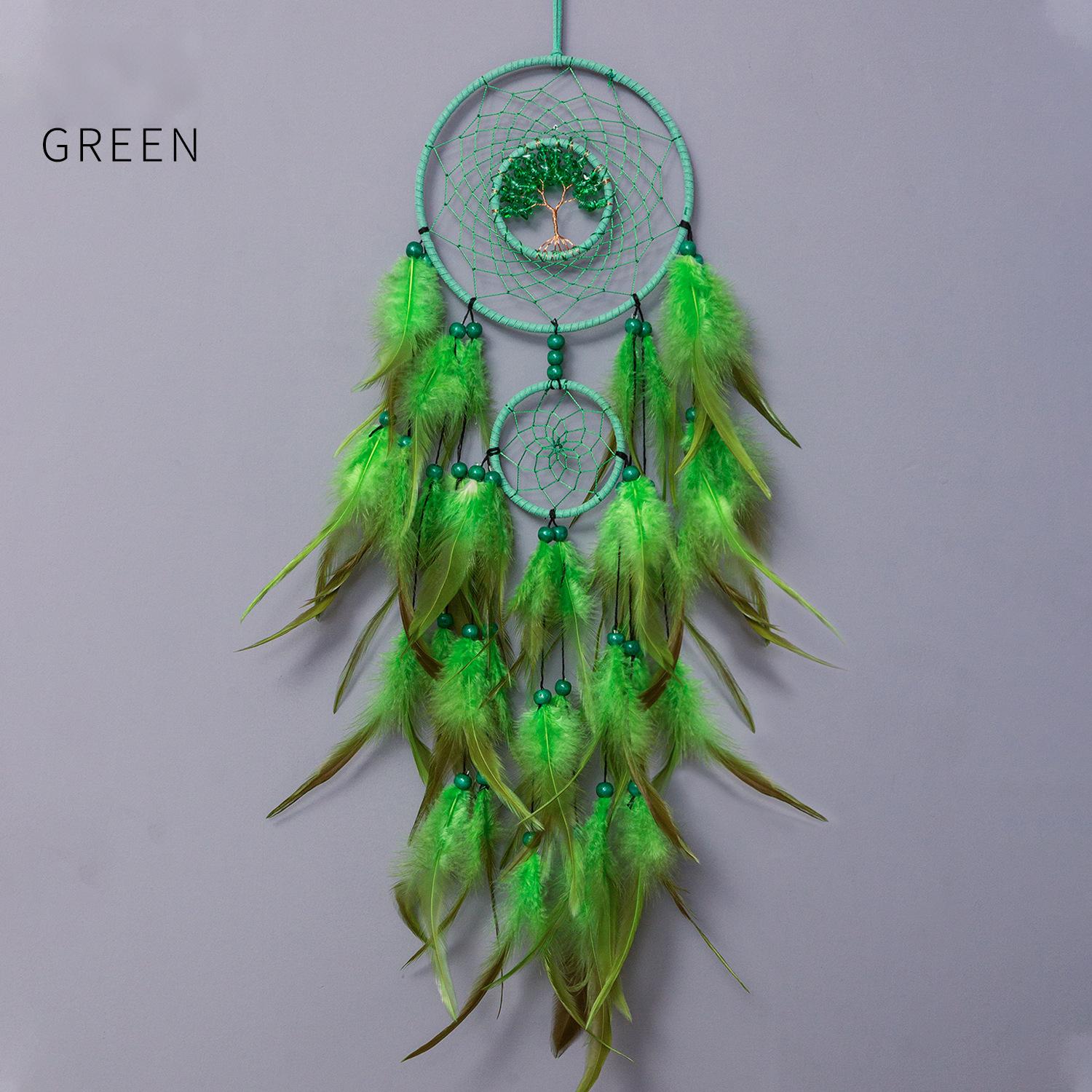 Pierre de cristal sept couleurs - Vert