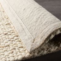 Z&H Home Bestpreis Handgetufteter Baumwollteppich Hochwertiger Schnittflor-Teppich Fleckresistent Rechteckig Plüsch Modern Outdoor