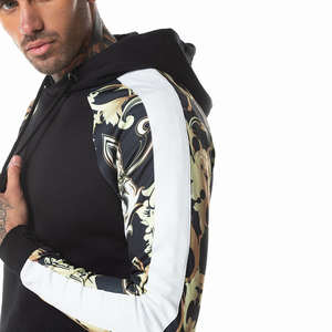 Sweat à capuche professionnel pour homme, personnalisable avec logo imprimé ou brodé, en tissu polaire respirant de haute qualité, effet délavé - Product Image 5