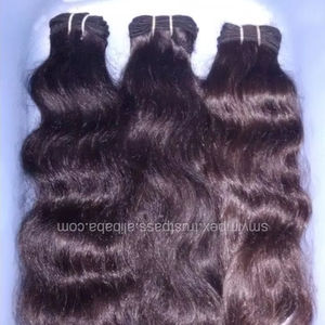 Buen descuento de cabello natural rizado tejido. Mejores tamaños de extensión de cabello natural> tejido de cabello ondulado natural remy de buena calidad. - Product Image 4