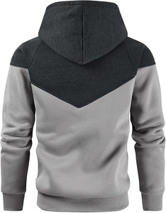 Ondra เสื้อสเวตเตอร์มีฮู้ดผู้ชาย, เสื้อแฟชั่นแขนยาวผ้าฟลีซแบบสวมหัวมีเชือกรูดมีกระเป๋าแบบดิจิตอลสำหรับฤดูหนาว - Product Image 3