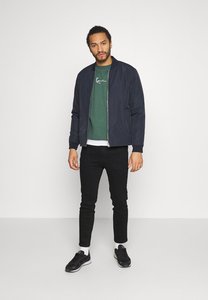 OEM Vintage Classic Unisex recortada chaqueta de cuero con cremallera personalizada chaqueta de cuero Varsity para los hombres - Product Image 3