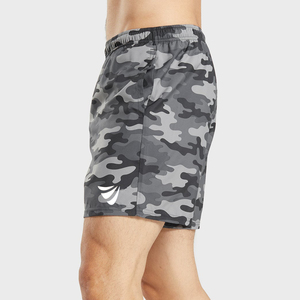 Venta al por mayor pantalones cortos de fitness de secado rápido de alta calidad de encargo de los hombres de nylon respetuoso del medio ambiente pantalones cortos de pista de entrenamiento - Product Image 3