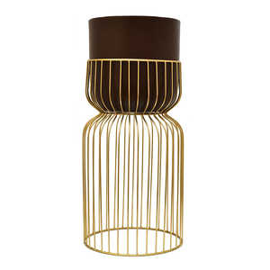 Support de plante minimaliste à la vente, couleur personnalisée, décoration intérieure de luxe pour la maison, le bureau, l'hôtel, simple et moderne en métal et fer - Product Image 2