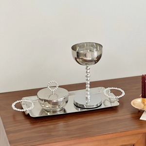 Cuenco de estilo Golfo con juego de bandejas Hermoso uso en la oficina en casa Bellamente elaborado por S AND SONS INTERNATIONAL DE LA India - Product Image 3