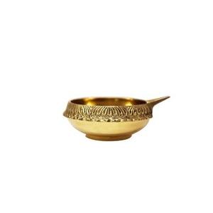 Hindu Pooja Diya Handmade Brass Oil Diya for Pooja Items New Latest Hindu Pooja <b>Mandir</b> Home Decoration Use - Product Image 1