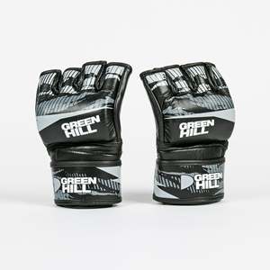 Gants de sparring MMA personnalisables avec logo, gants d'entraînement de boxe demi-doigts avec logo en fer pour les événements sportifs - Product Image 1
