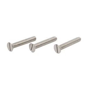 China High Strength DIN963 GB68-85 Carbon Steel Screw Slotted Flat Countersunk Head Screws