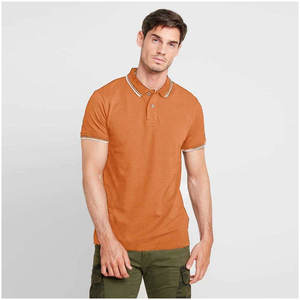 เสื้อโปโลแขนสั้นสำหรับผู้ชายสีทึบผ้าซับเหงื่อออกแบบได้ตามต้องการ - Product Image 6