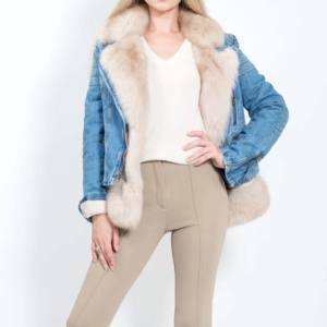 Automne hiver nouveau manches régulières femme respirant toile teint coton Style décontracté femmes jean veste dames - Product Image 5