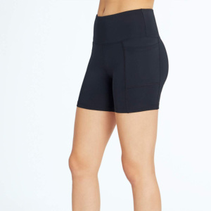Shorts de cyclisme et de sport pour femme 2024 à séchage rapide en Spandex, personnalisables, design fitness pour cycliste, respirants, taille élastique haute - Product Image 3