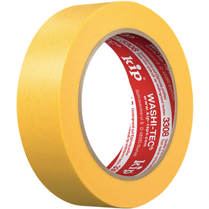 Cinta Adhesiva Washi-Tec Premium Plus Goldkrepp, Lisa, Amarilla, 50m x 18mm, 12 Rollos por Paquete - Product Image 3