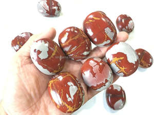 Pierre de méditation Reiki en jaspe Noreena poli et sculpté, pierre de guérison naturelle de qualité supérieure, pour l'amour et le Feng Shui à la maison (vente en gros) - Product Image 5