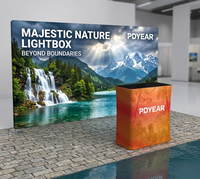 Boîte à lumière rectangulaire en PVC avec logo imprimé sur mesure, prix direct usine, support au sol, durable, écologique, panneau de menu LED