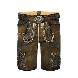 2025 Best Selling New Stylish <b>Men</b> Lederhosen Bavarian <b>Shorts</b> Custom Made Design Breathable <b>Men</b> Lederhosen Bavarian <b>Shorts</b> - Product Image 1