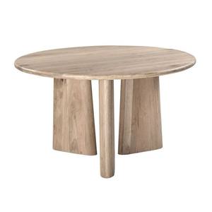 Table basse ronde moderne en bois de manguier, écologique et durable, pour salon, restaurant, prix de gros - Product Image 1