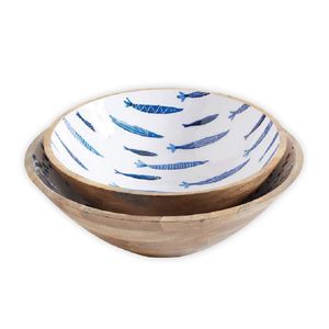 ชามไม้ขนาดกลางทำด้วยมือเป็นมิตรกับสิ่งแวดล้อมระดับพรีเมียมงานฝีมือที่ทนทานสำหรับการรับประทานอาหารในห้องครัวและงานแต่งงานทำด้วยมือโดยช่างฝีมือ - Product Image 4