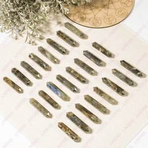 Vente en gros de cristaux de labradorite de haute qualité, pointes de crayon à double terminaison pour la décoration et les cadeaux - Product Image 4