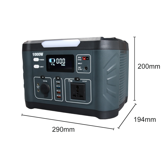 300W 500W 1000W Solar Generator Lithium Battery Lifepo4 Power Bank Outdoor Portable Power Station