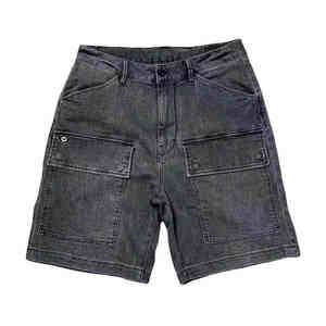 Nouveaux shorts en jean tricoté droits pour hommes, élégants, été, 100% coton, respirants, écologiques, séchage rapide, légers, décontractés - Product Image 1