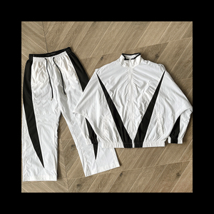 Survêtements d'hiver personnalisés pour hommes, ensemble coupe-vent respirant et à la mode avec OEM, vente en gros, streetwear imprimé technique - Product Image 1