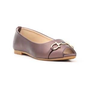 WN8079 Sandales Peep Toes brunes avec bride à la cheville et dos ouvert à la mode, bout ouvert et pointu pour le printemps et l'été - Product Image 2