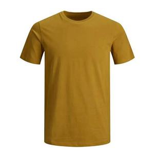 T-shirts pour hommes de haute qualité, prix d'usine, OEM personnalisé, coton, coupe ajustée, logo personnalisé, design de t-shirts, manches courtes, couleur unie - Product Image 1