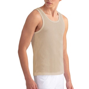 Tank Top Sweat-Wicking Lightweight Summer Wear New Arrival Muscle Bodybuilding Fitness Wear <b>Singlet</b> Cut Out Longline Jersey - Product Image 5