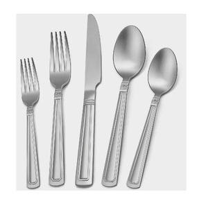 Argent Miroir Poli Élégant Western Fourchette Cuillère Couverts Fabuleux Lumière Martelée Poignée Couteaux et Cuillère Fourchette Couverts Ensemble - Product Image 4