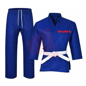 Uniforme de Karate de Artes Marciales BHUTTA ENTERPRISES, Precio de Fábrica, Alta Calidad, Cómodo, 220g, Poliéster/Algodón, Impresión Digital - Product Image 1