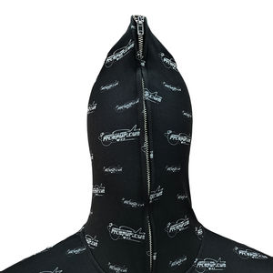 Sweat-shirt à capuche zippé avec visage intégral pour hommes, sweat-shirt à impression numérique unisexe à double fermeture éclair, streetwear, sweats à capuche décontractés vierges - Product Image 2