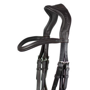 Horse Freedom Comfort Brida con Flash-Cuero Negro Tamaño Cob - Product Image 5