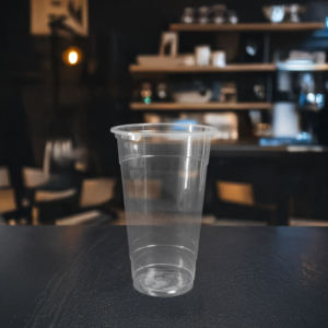 Venta al por mayor de vasos de plástico desechables de 95mm con tapas tamaños de 16/20/24 oz para bebidas frías y postres - Product Image 2