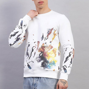 OEM hombres de algodón mezclado Sudadera con cuello redondo elegante todos los días de la calle estilo clásico hombres sudadera - Product Image 2