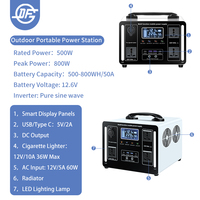 110V 220V gros générateur solaire LifePo4 batterie 378WH pas cher batterie solaire batterie externe 500W 1000W 2000W à vendre