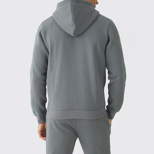 Conjunto de Sudadera con Capucha y Pantalón de Forro Polar para Hombre OEM, Cálido y Casual, Modelo 2026, Precio de Fábrica, Logotipo Personalizado, Conjunto de Dos Piezas - Product Image 5