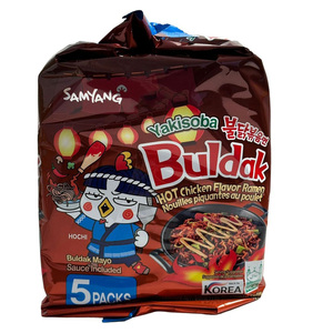 For Buldak Yakisoba <b>Hot</b> Chicken Flavour Ramen 130g Bulk Instant Fried - Product Image 1