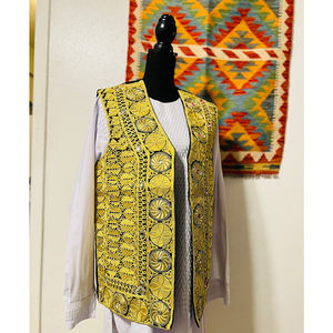 Chaleco de boda para hombre de nuevo diseñador de fabricante profesional, chaleco afgano tradicional de tela suave con bolsillos para invierno - Product Image 3