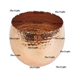 Pot de fleurs en aluminium martelé de dernière génération avec une qualité de luxe pour les lieux intérieurs et extérieurs, pot de fleurs en vrac - Product Image 2