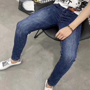 Pantalon en denim durable pour hommes grande taille Style décontracté doux confortable tricoté tissage respirant Denim pantalon - Product Image 5