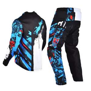 Unisex Motocross Jersey Pants Sets Printed Summer Winter Quick Dry Breathable 100% Polyester Motorcycle Racing Jersey - Product Image 2